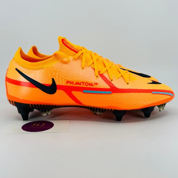 Nike Men's Phantom GT2 Elite SG Pro Soccer Cleats Laser Orange DC0753-809 Size 7